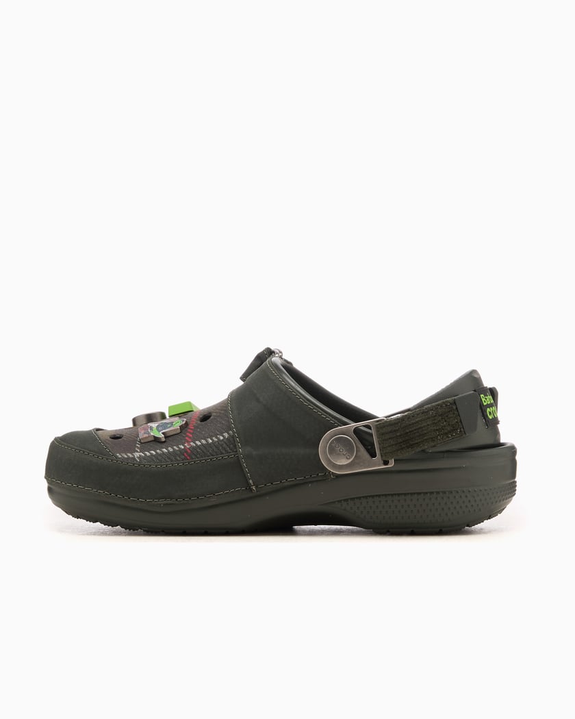Barbour x Crocs Classic RO Clog Green 210898-3VT | FOOTDISTRICT