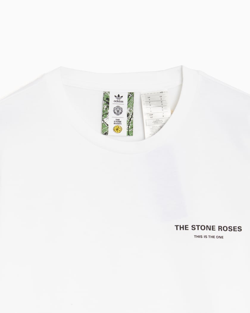 adidas Originals x Manchester United x Stone Roses Men s Long Sleeve T Shirt WeiB IP9192 FOOTDISTRICT