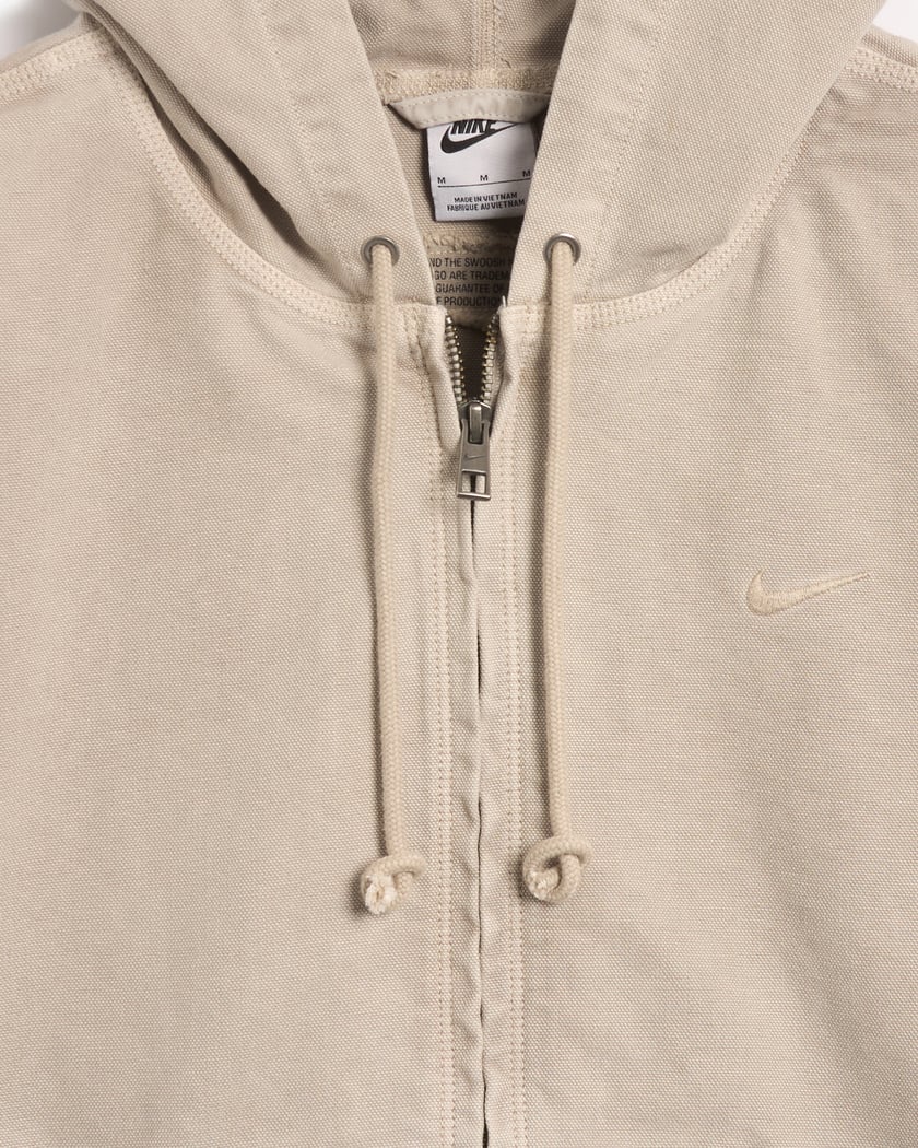 Nike oatmeal zip up shop
