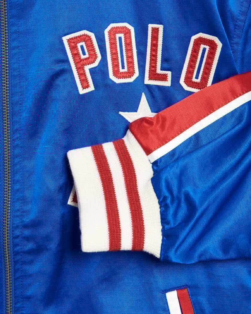 Polo Ralph Lauren Team USA Men s Baseball Jacket Blu 710949990001 FOOTDISTRICT