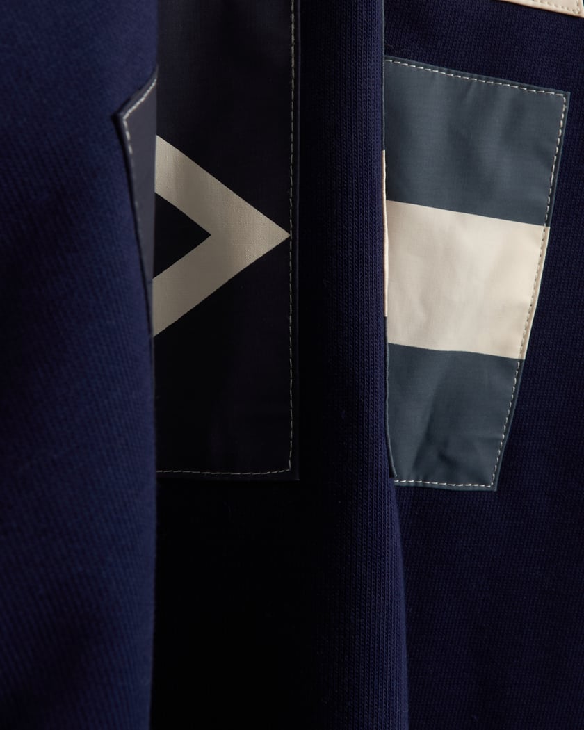 ★ドイツ発*carhartt WIP*新作*Flags ラグビースウェット/GR★ ☆ドイツ発*carhartt WIP*新作*Flags ラグビースウェット/GR