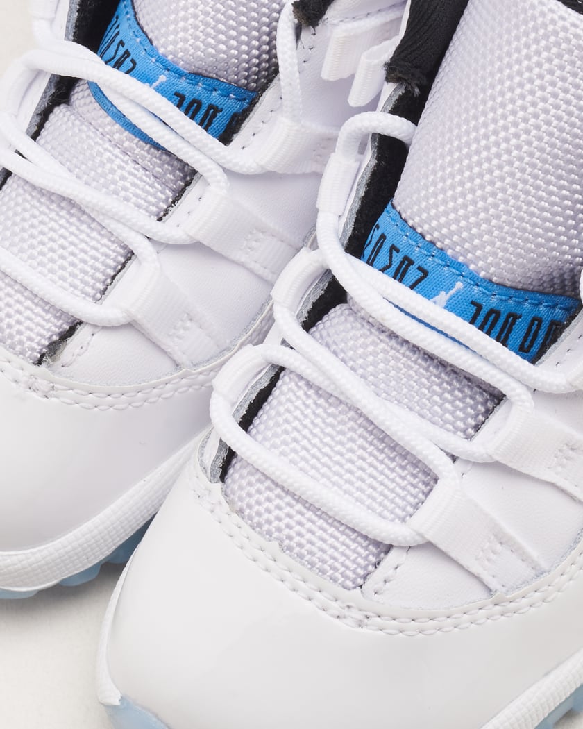 Jordan 11 Retro Legend Blue TD White 378040 104 FOOTDISTRICT