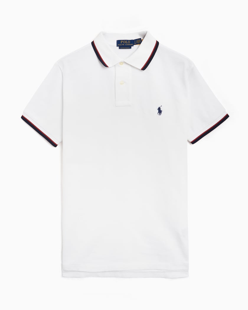 Polo Ralph Lauren Men s Slim Fit Polo White 710842621002 FOOTDISTRICT