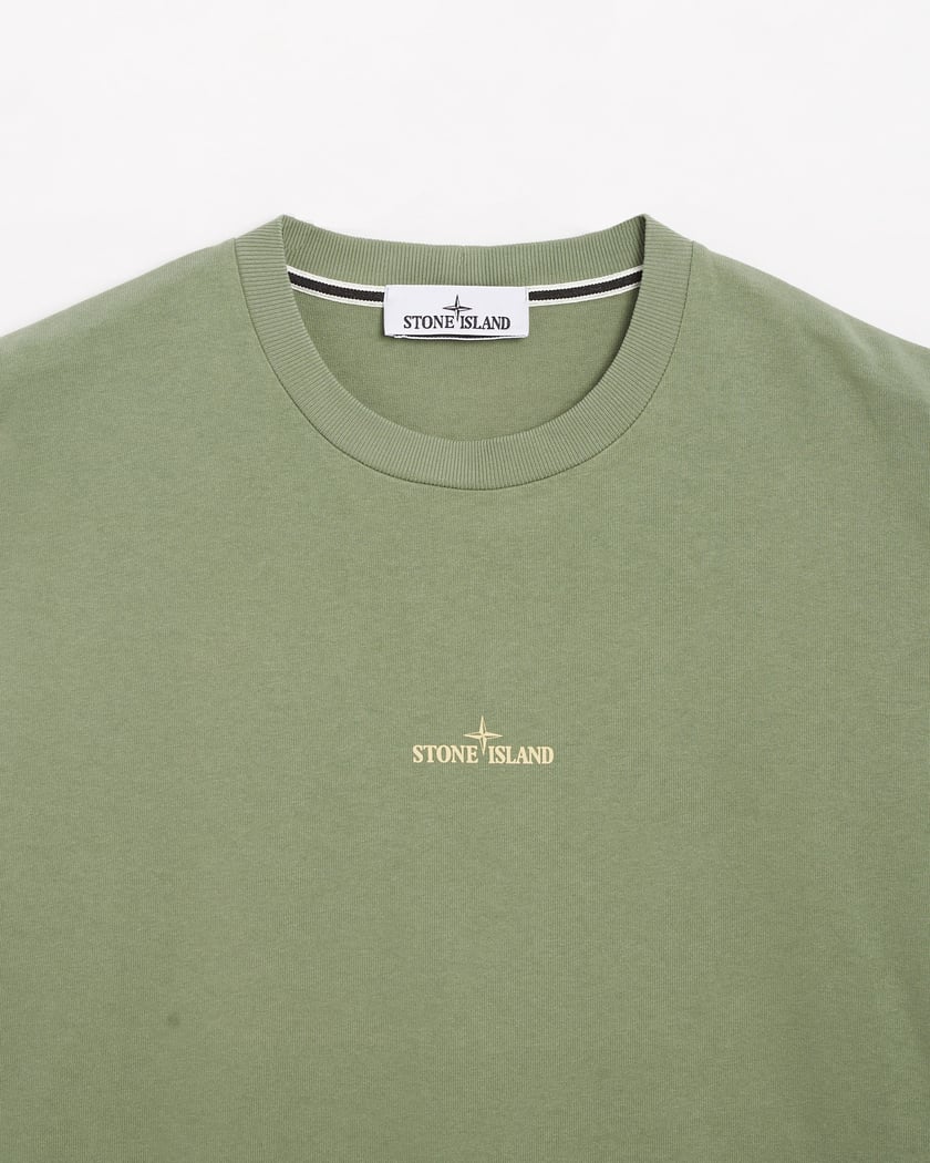 Stone Island Logo Men's T-Shirt Green 80152RCE6-V0055