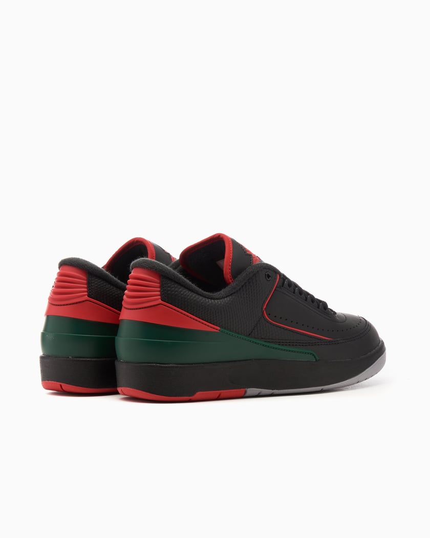 Air Jordan 2 Retro Low Christmas Nero Verde Rosso DV9956 006 FOOTDISTRICT