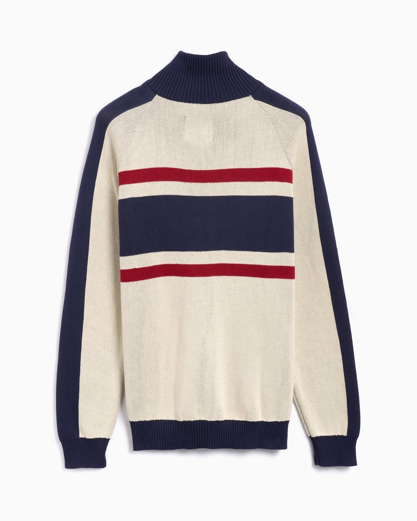 WE ARE NOT FRIENDS Tennis Zip Men's Cardigan Beige WANF