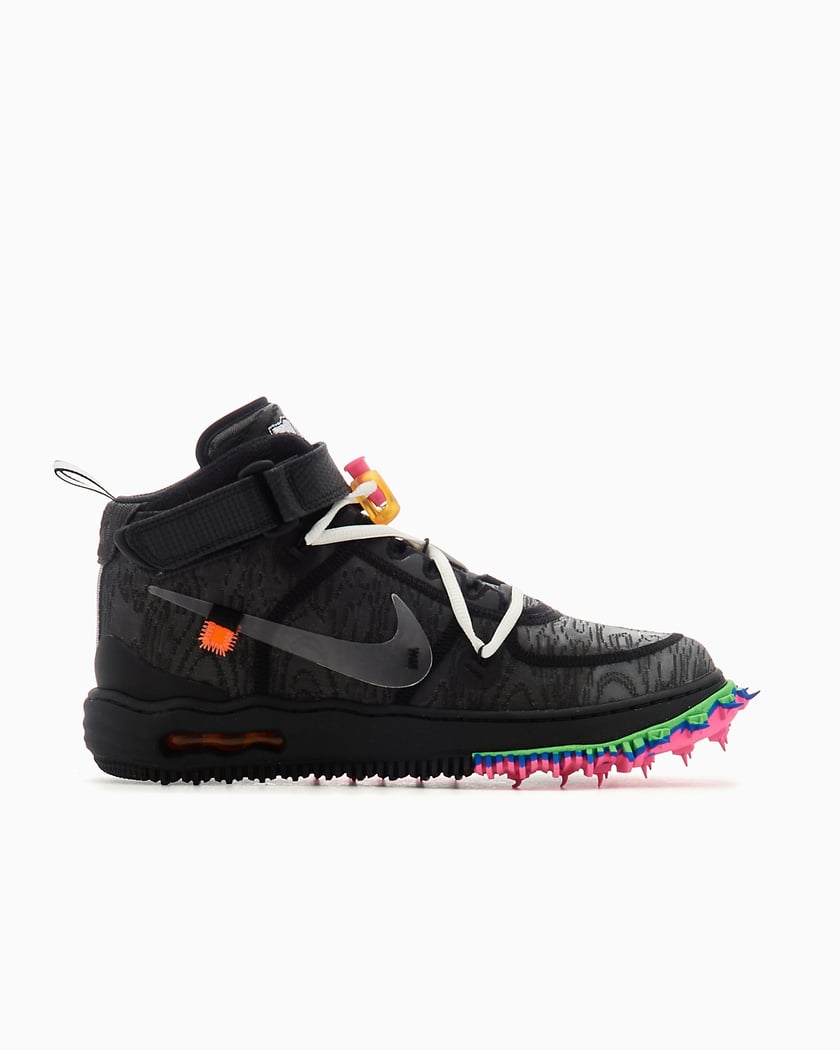 Nike x Off White Air Force 1 Mid Zwart DO6290 001 FOOTDISTRICT