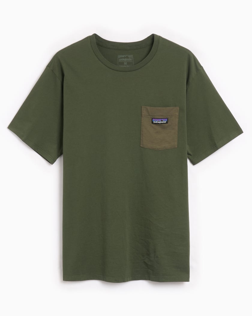 Patagonia Daily Men s Pocket T Shirt Green 53255 TPGN FOOTDISTRICT