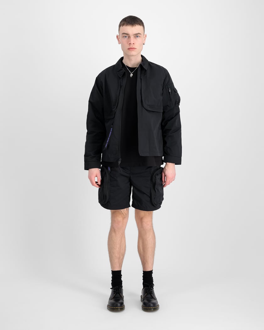 Alpha Industries Unisex Utility UV Shorts Black 146252UV-03 | FOOTDISTRICT