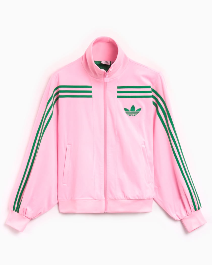 adidas Originals Women s Velour Track Jacket Roze JN8284 FOOTDISTRICT
