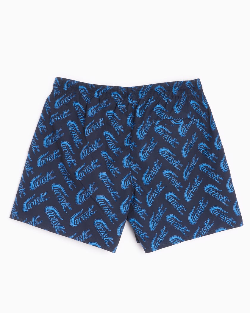 Lacoste Men's Print Swimshorts Blue MH5635-00-F65 FOOTDISTRICT