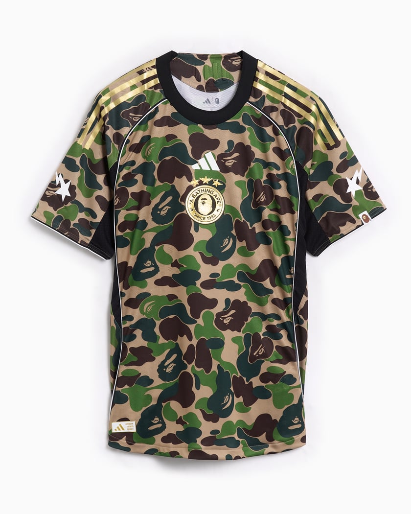 トップス adidas x A BATHING APE BAPE Jersey Tops adidas x A Bathing Ape SB Jersey 'Green' DW9285