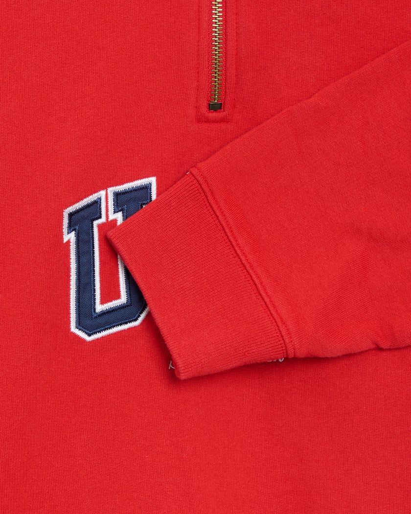 Sporty & Rich USA Unisex Quarter Zip Sweatshirt Unisex Half