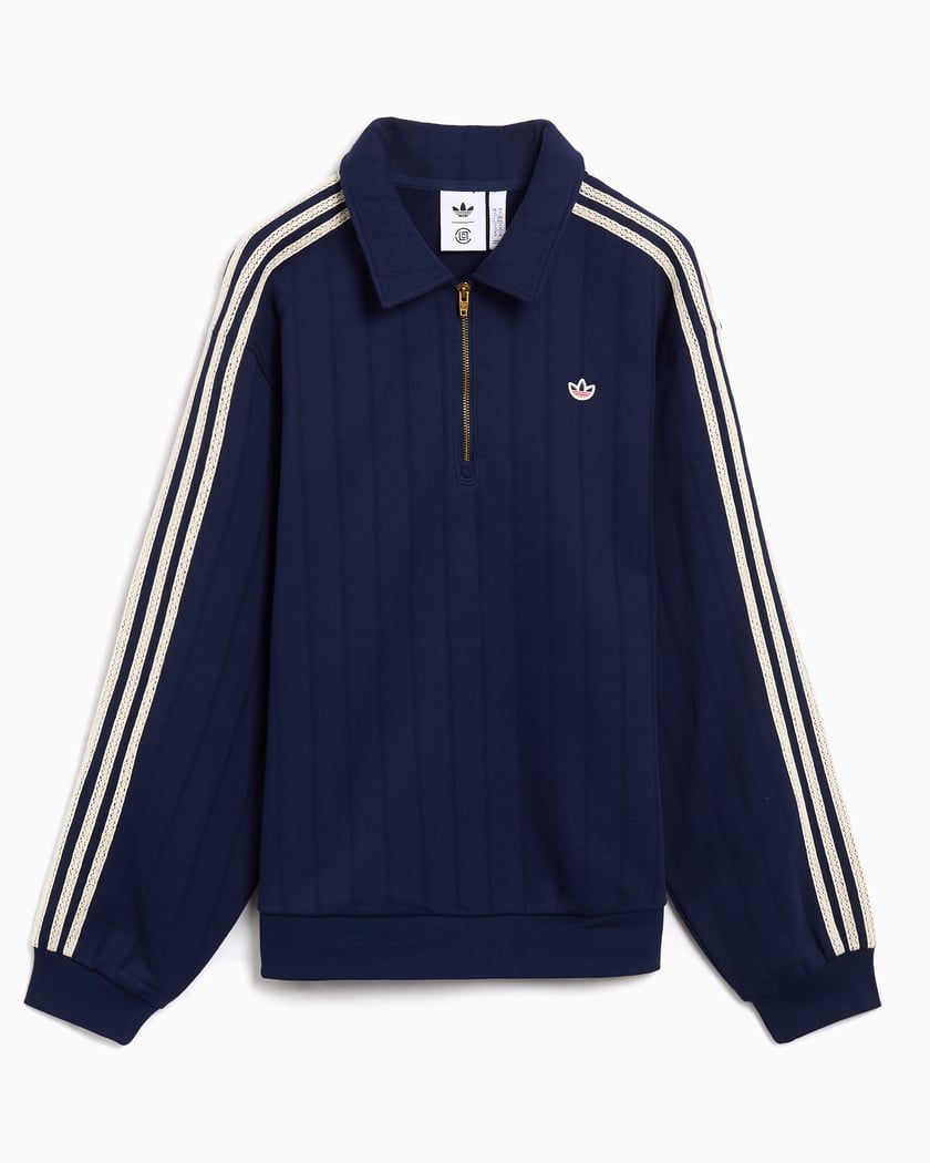 adidas Originals x CLOT Logo Relaxed Unisex Half Zip Sweatshirt