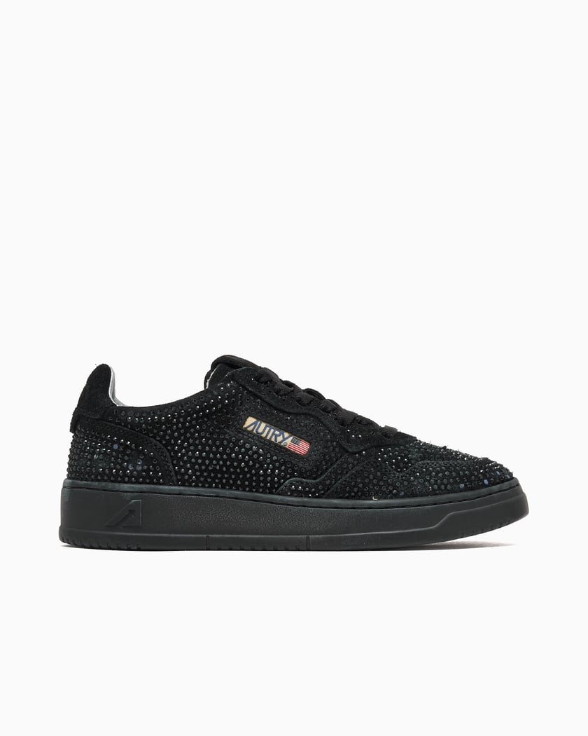 Autry Women's Crystal Medalist Low Black AULWNA02 | FOOTDISTRICT