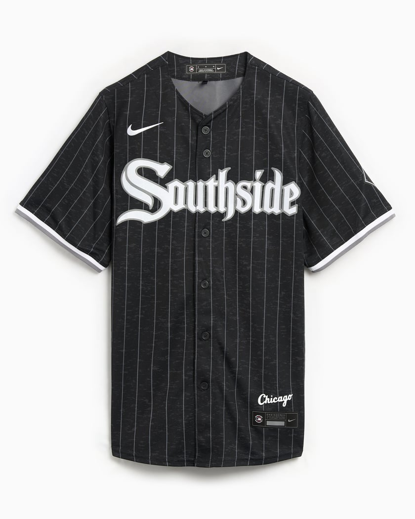 White socks baseball jersey top