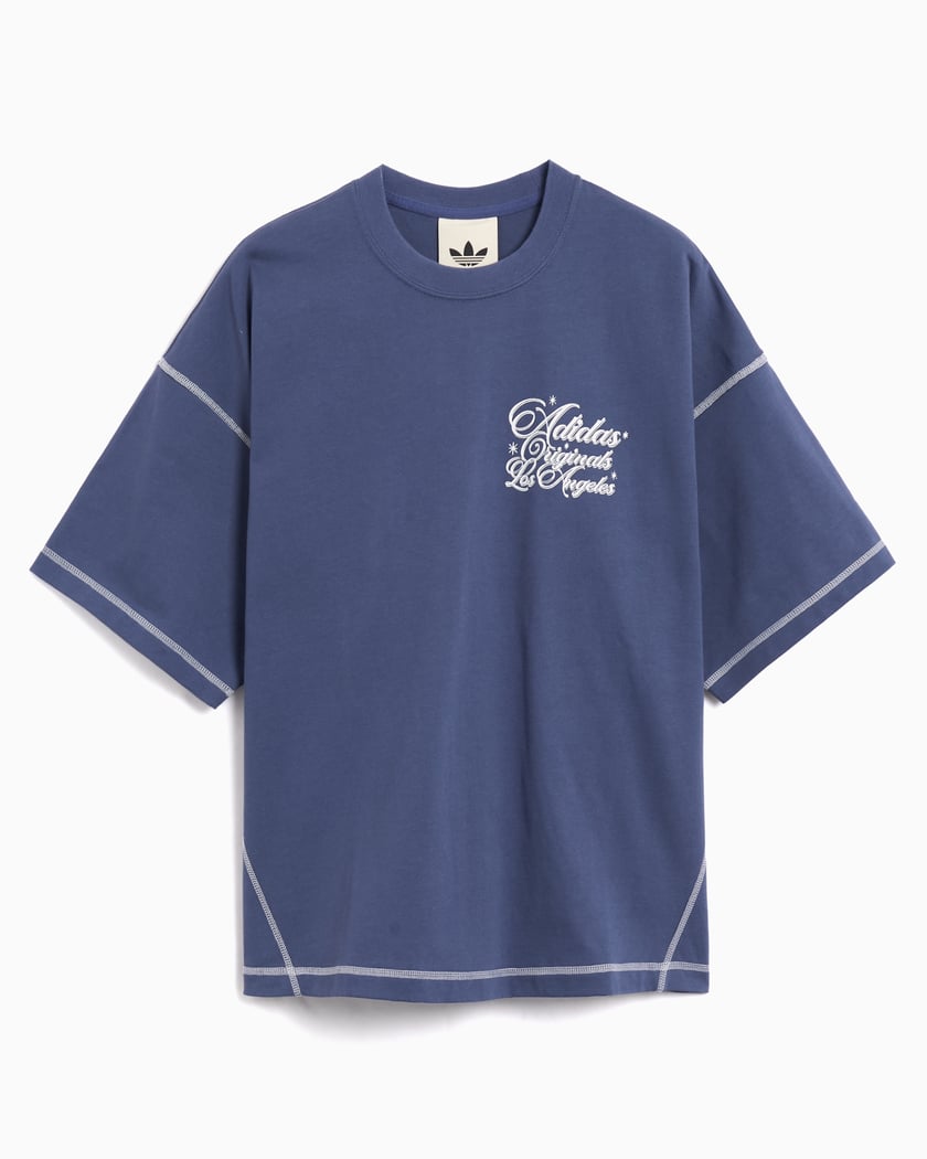 adidas Originals Los Angeles Wilshire Oversize Unisex T-Shirt Blue