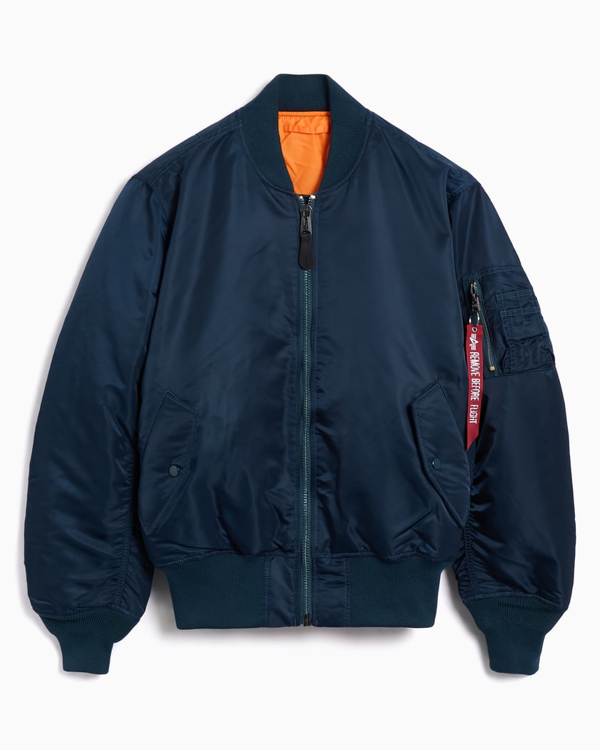 Alpha Industries MA-1 Heritage Bomber voor heren Blauw 100101-02
