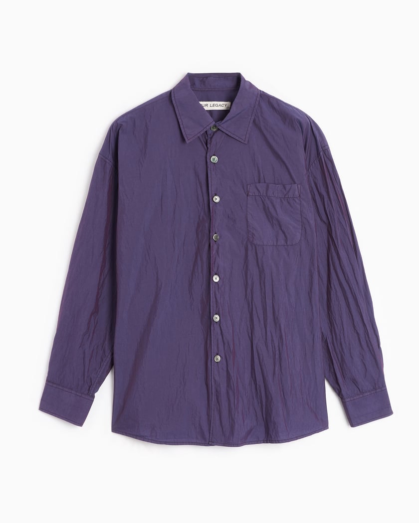 Our Legacy Borrowed Men's Shirt Purple M4232BBP| Buy Online at