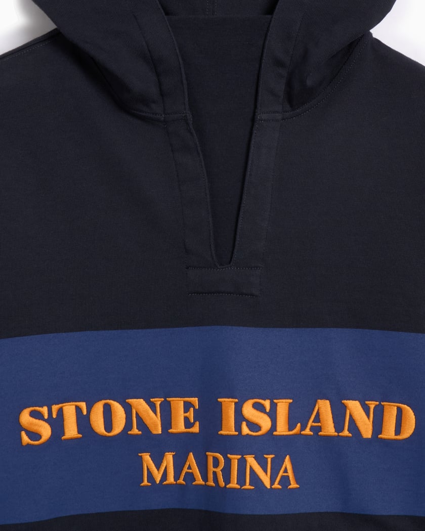 Stone Island Marina Men's Hoodie Black K1S156100029S00X5 Stone Island Marina Men's Hoodie Black K1S156100029S00X5