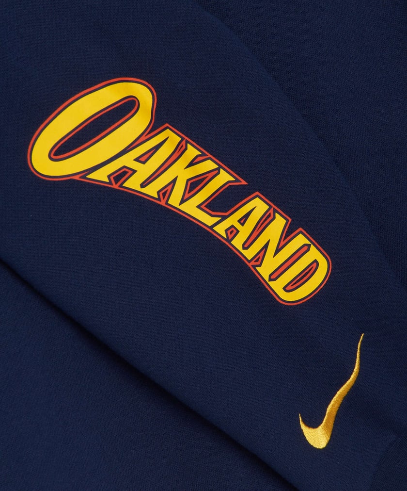 Felpa con Cappuccio Nike NBA Golden State Warriors Uomo Blu CN1810