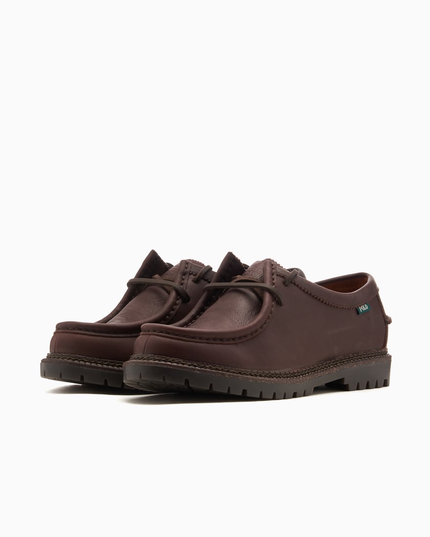 靴 POLO RALPH LAUREN 2-TONE LEATHER SHOES