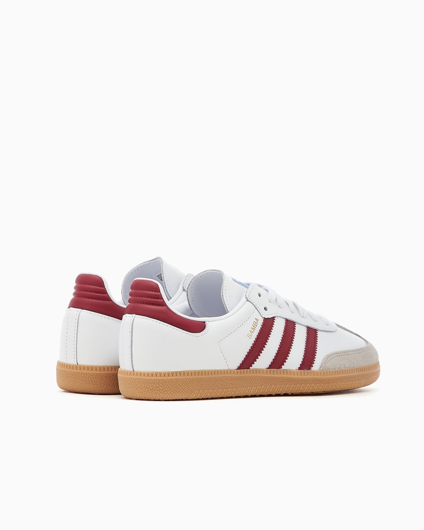 adidas Originals Samba OG Bordeaux Wit IF3813 FOOTDISTRICT