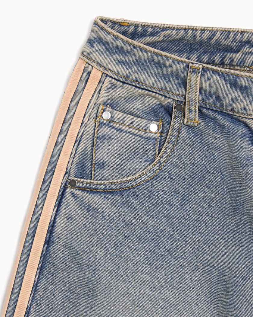 adidas Originals Premium Essentials Women's Wide Leg Jeans Blue