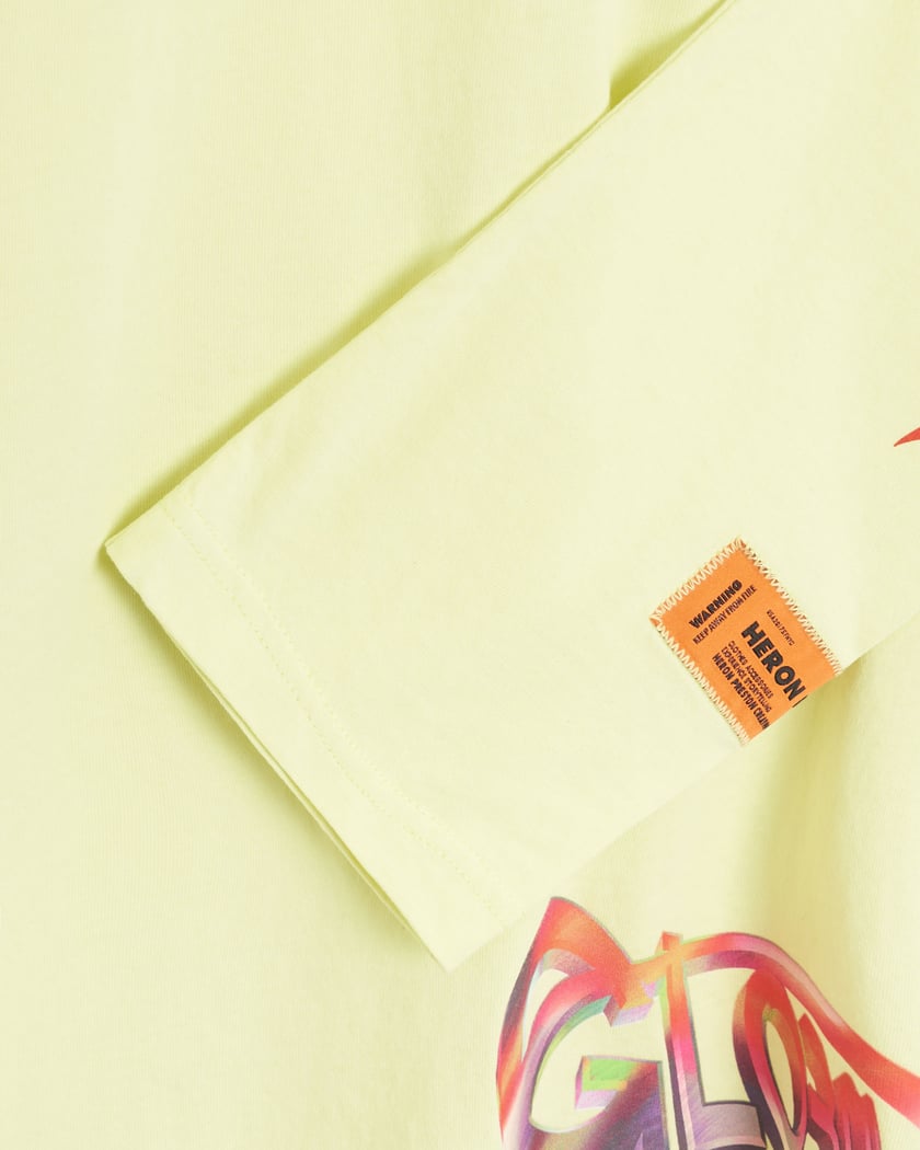 Heron Preston cotton t-shirt Heron Bird Painted Ss Tee PRM EU