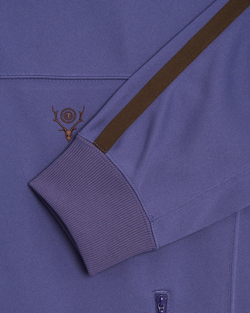 South2 West8 Men's Trainer Jacket Purple NS812-A-Lilac