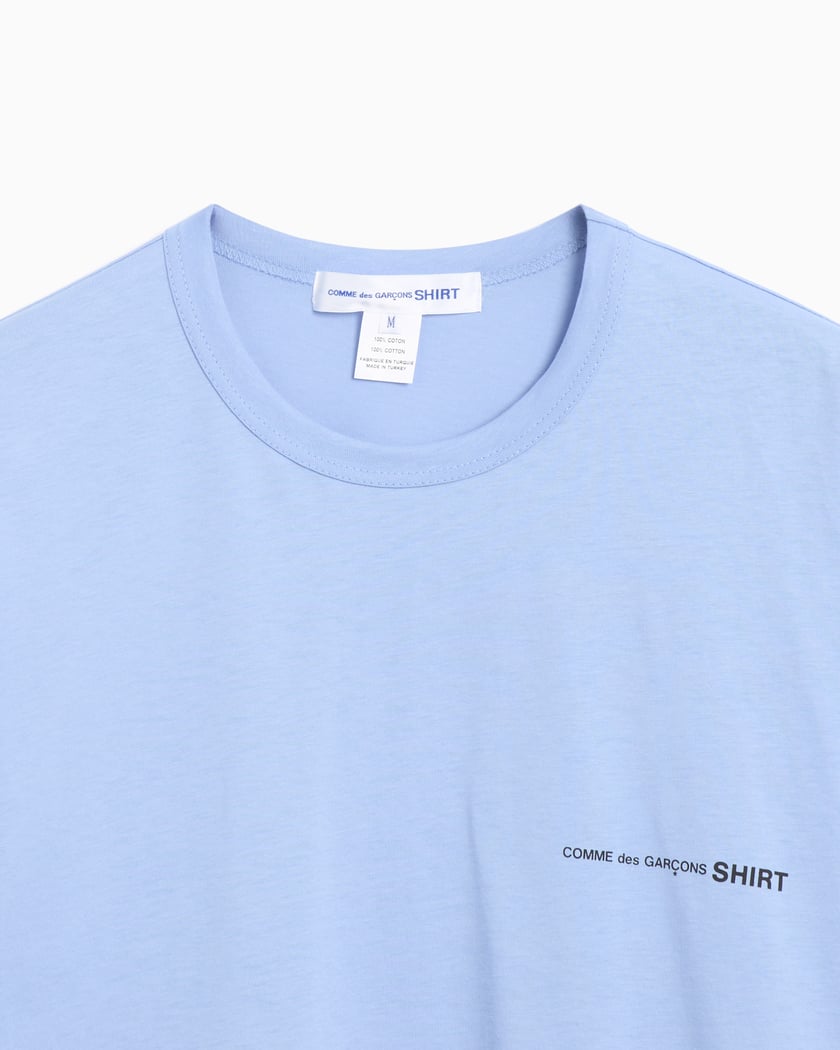 Comme Des Garçons Shirt Logo Men's Knit T-Shirt Relaxed