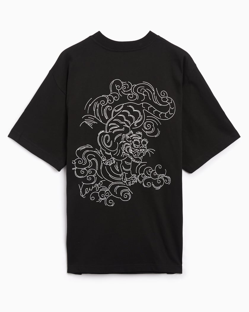 Kenzo Star Tiger Men s Oversized T Shirt Black FE65TS2964SI 99J FOOTDISTRICT