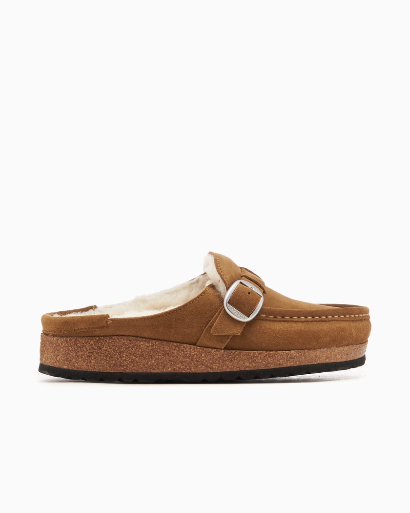 BIRKENSTOCK Women s Buckley Shearling Suede Leather Narrow