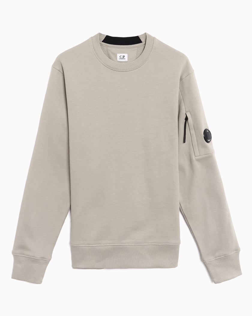 C.P. Company スウェット　グレー・ベージュ CP Company Diagonal Raised Fleece Men's Sweatshirt Beige