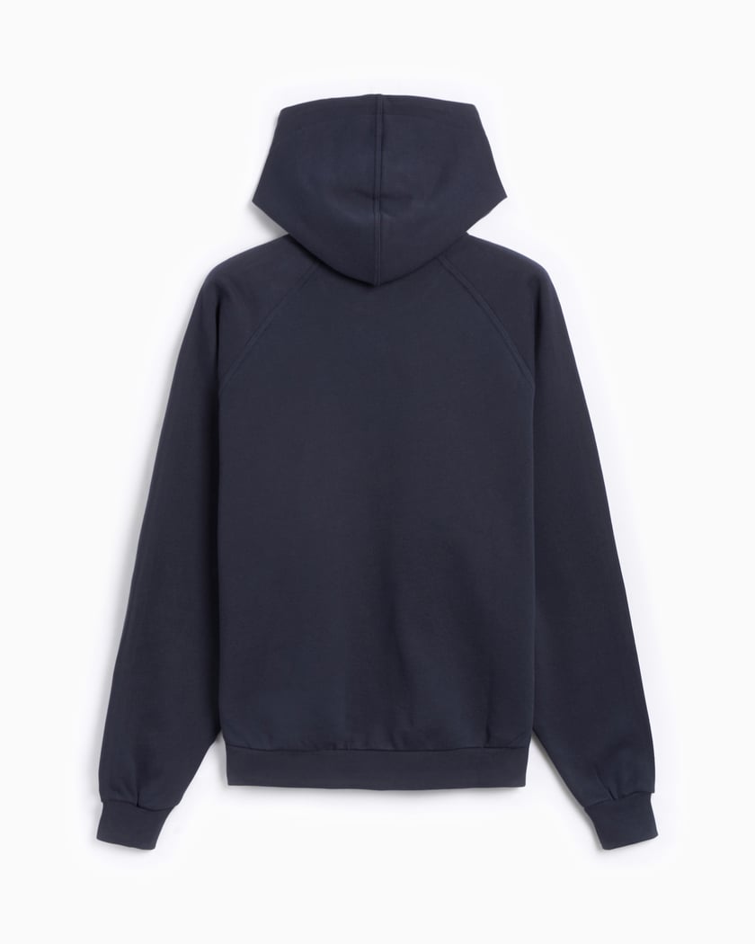 Sunnei Small Logo Embroidered Unisex Hoodie Blue PRTWXJER008 JER010 7941 FOOTDISTRICT