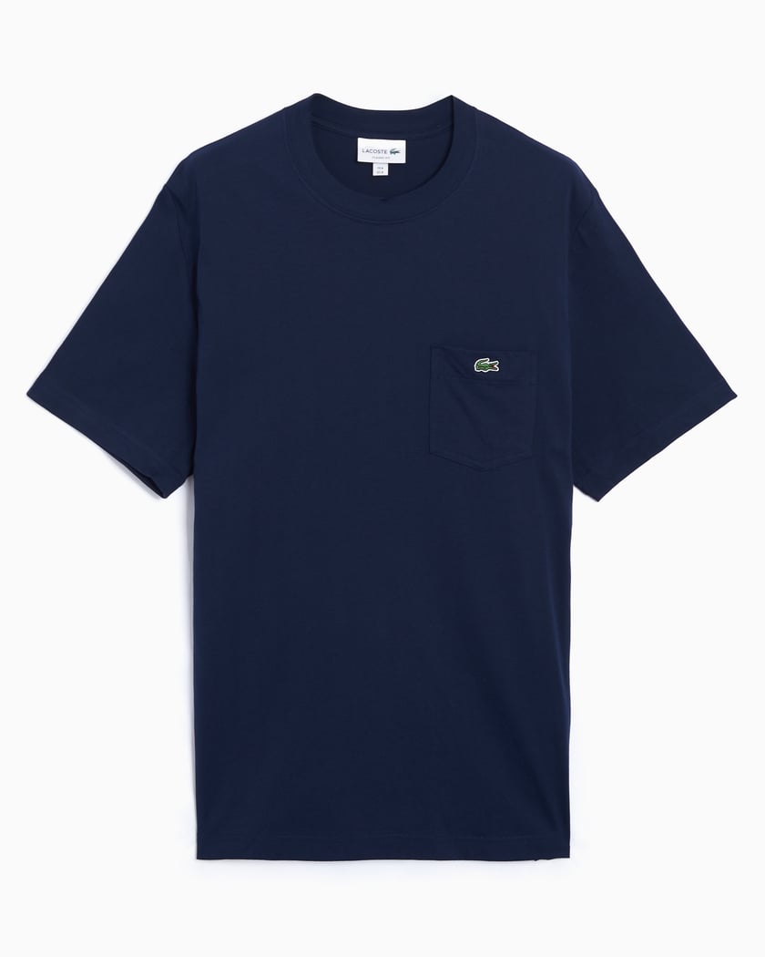 Lacoste Logo Men s T Shirt Blue TH2827 00 166 FOOTDISTRICT