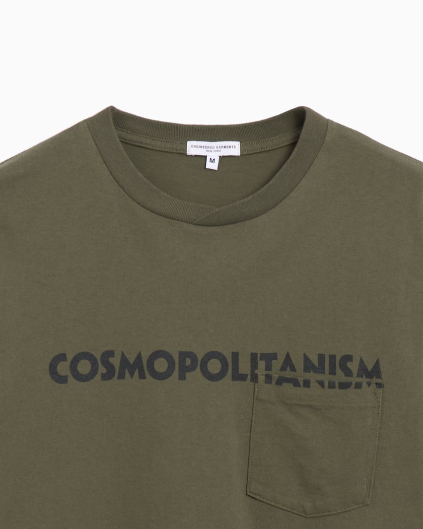 Engineered Garments Printed Cross Crew Neck Men's T-Shirt