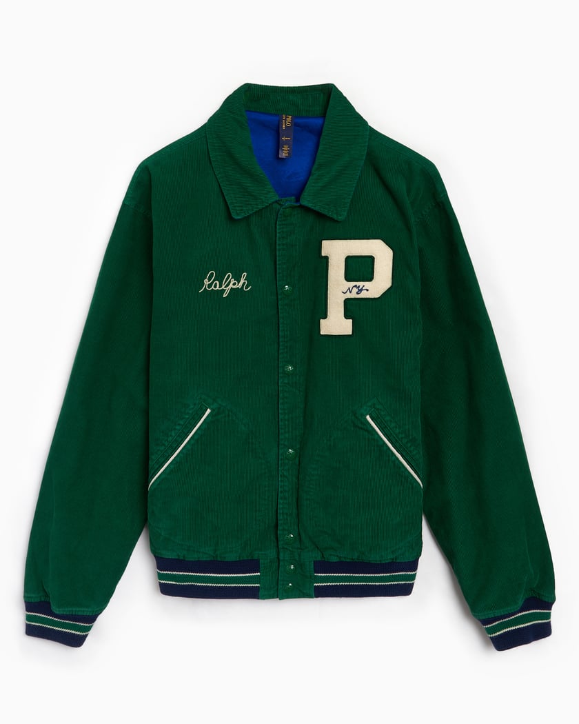 Green polo jacket men's store