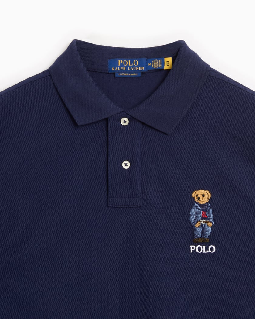 Mens navy blue ralph lauren shirt clearance