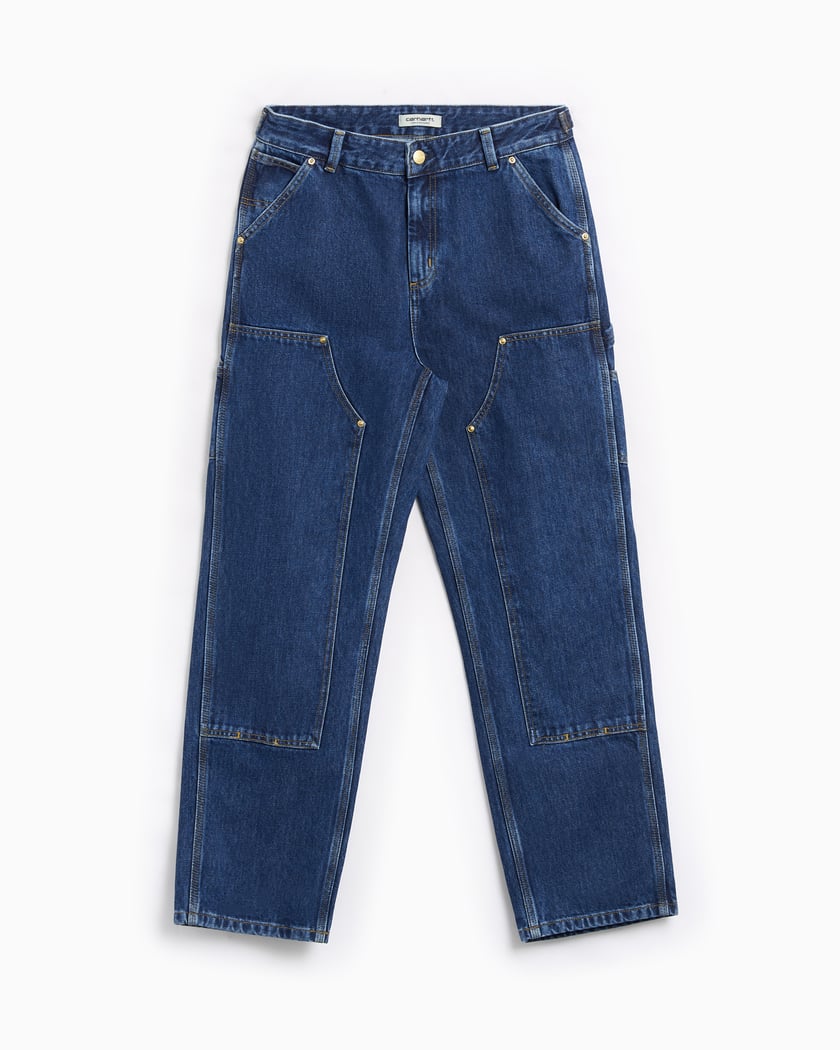 Carhartt WIP Nashua Double Knee Women s Denim Pants Blue I033748 0106 FOOTDISTRICT