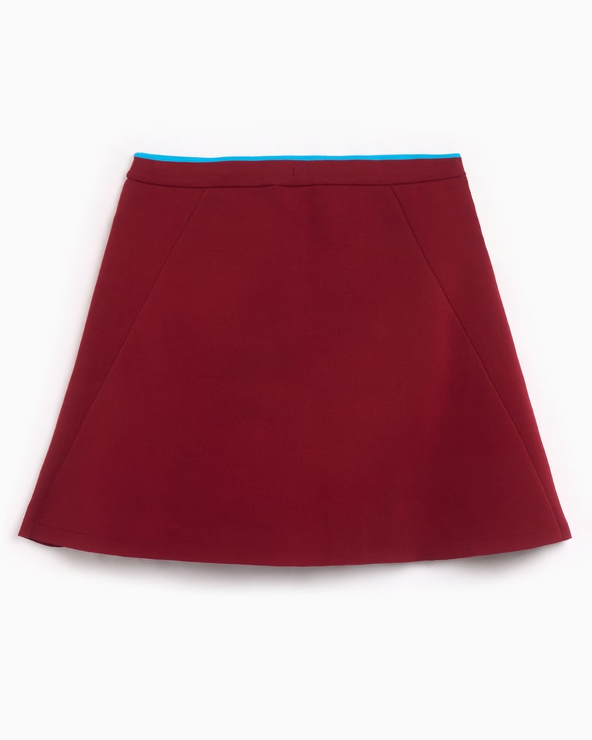 adidas Originals x Wales Bonner Women's Knit Skirt Burgundy