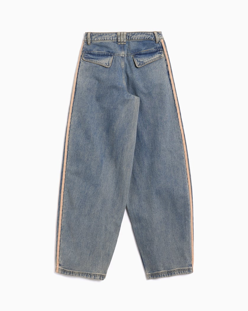 adidas Originals Premium Essentials Women's Wide Leg Jeans Blue
