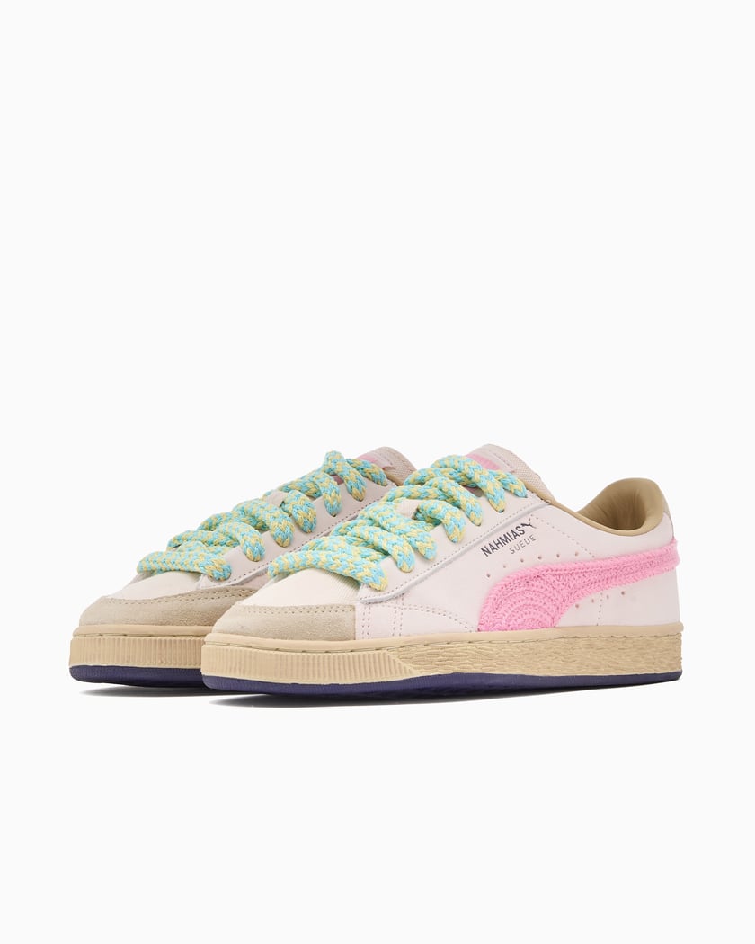 Puma x Nahmias Suede Vintage Crochet Multi, Pink 407027-01