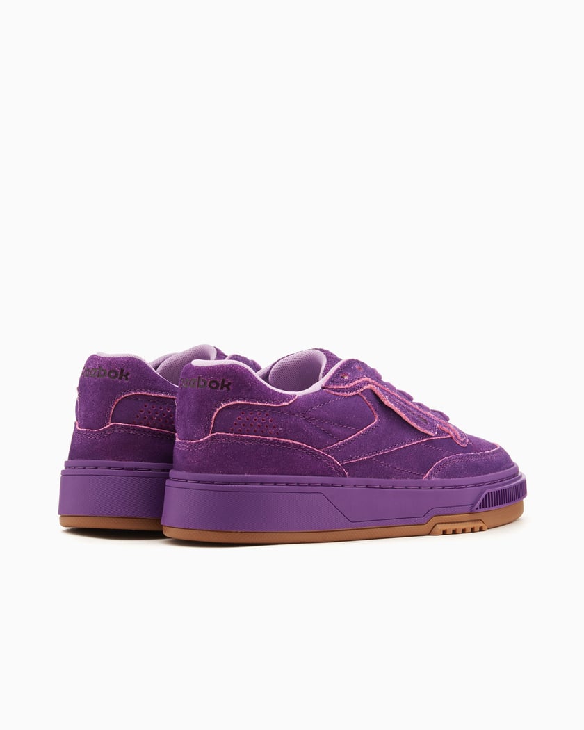 Reebok club c mens purple discount