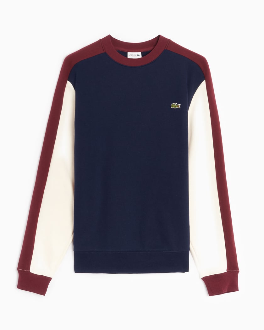 Lacoste colorblock sweatshirt shop