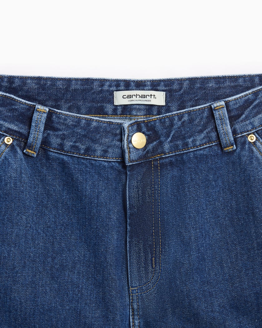 Carhartt WIP Nashua Double Knee Women's Denim Pants Blue