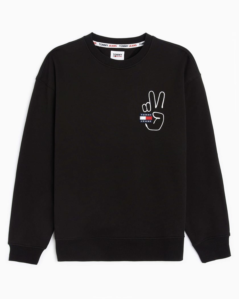 Man sweatshirt clearance tommy jeans badge