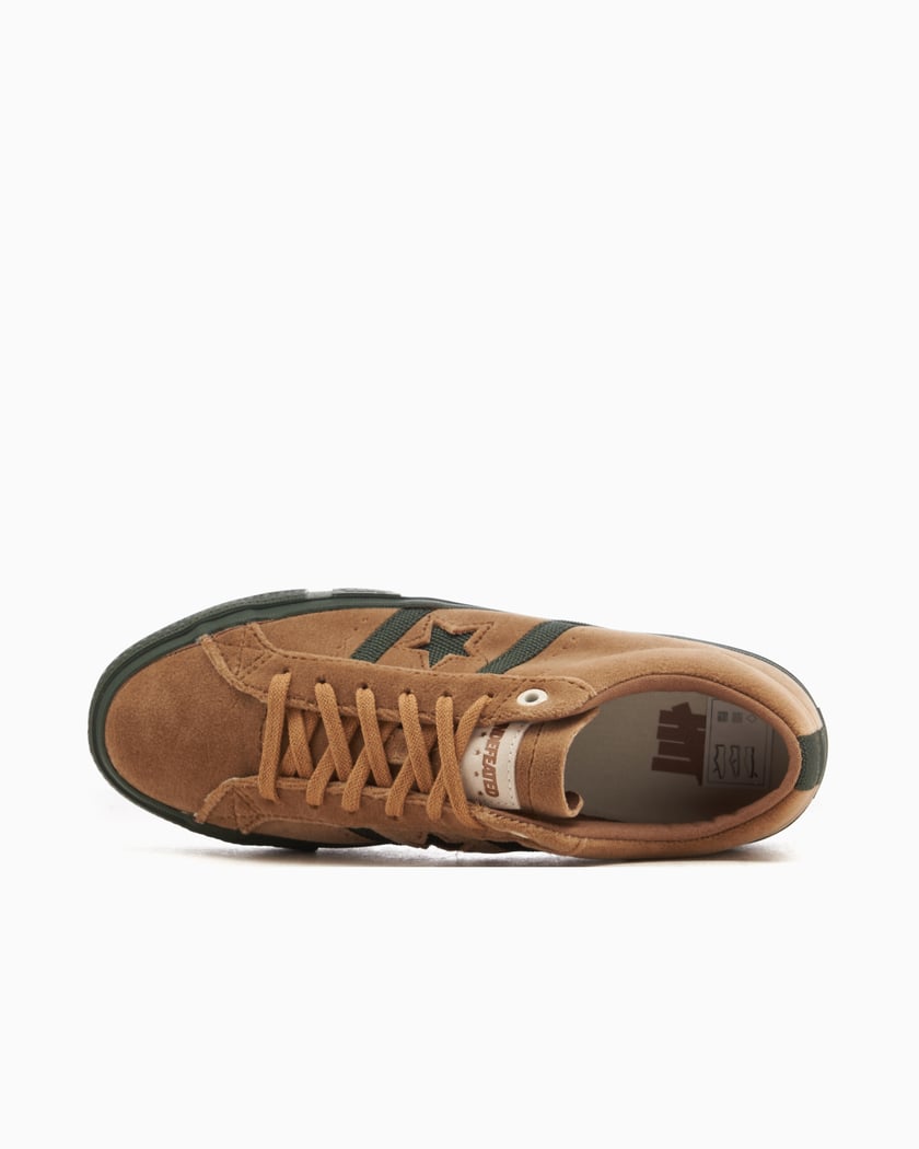 Converse x UNDEFEATED One Star Academy Pro OX Beige A12132C FOOTDISTRICT