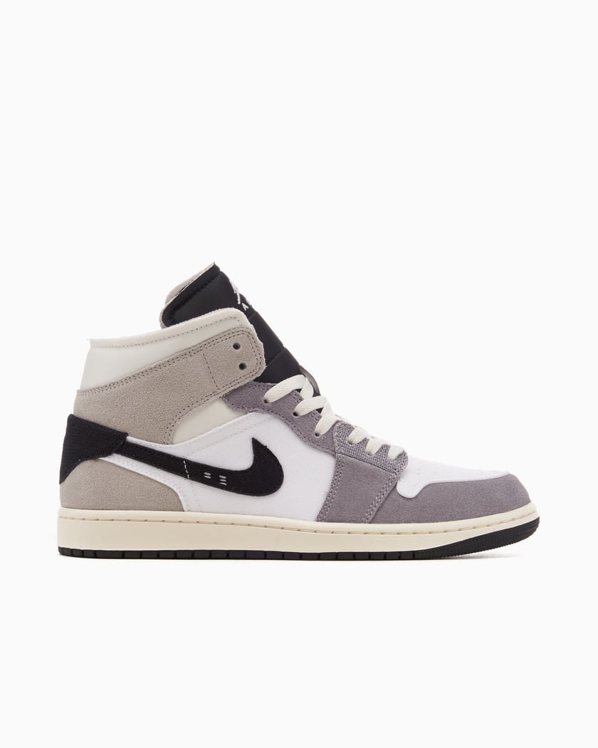 Air Jordan 1 Mid SE Craft Cement Grey Grijs DZ4136 002 FOOTDISTRICT