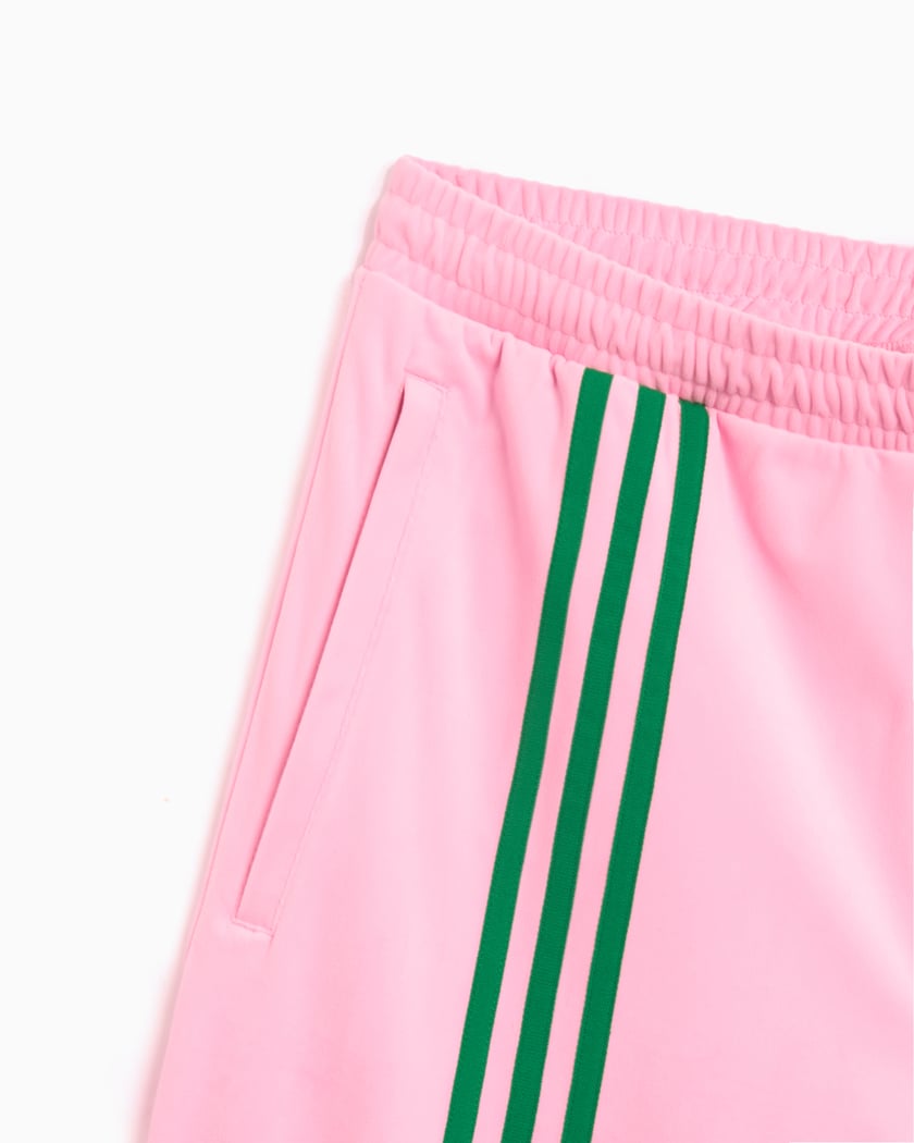 Adidas dusty pink track pants top